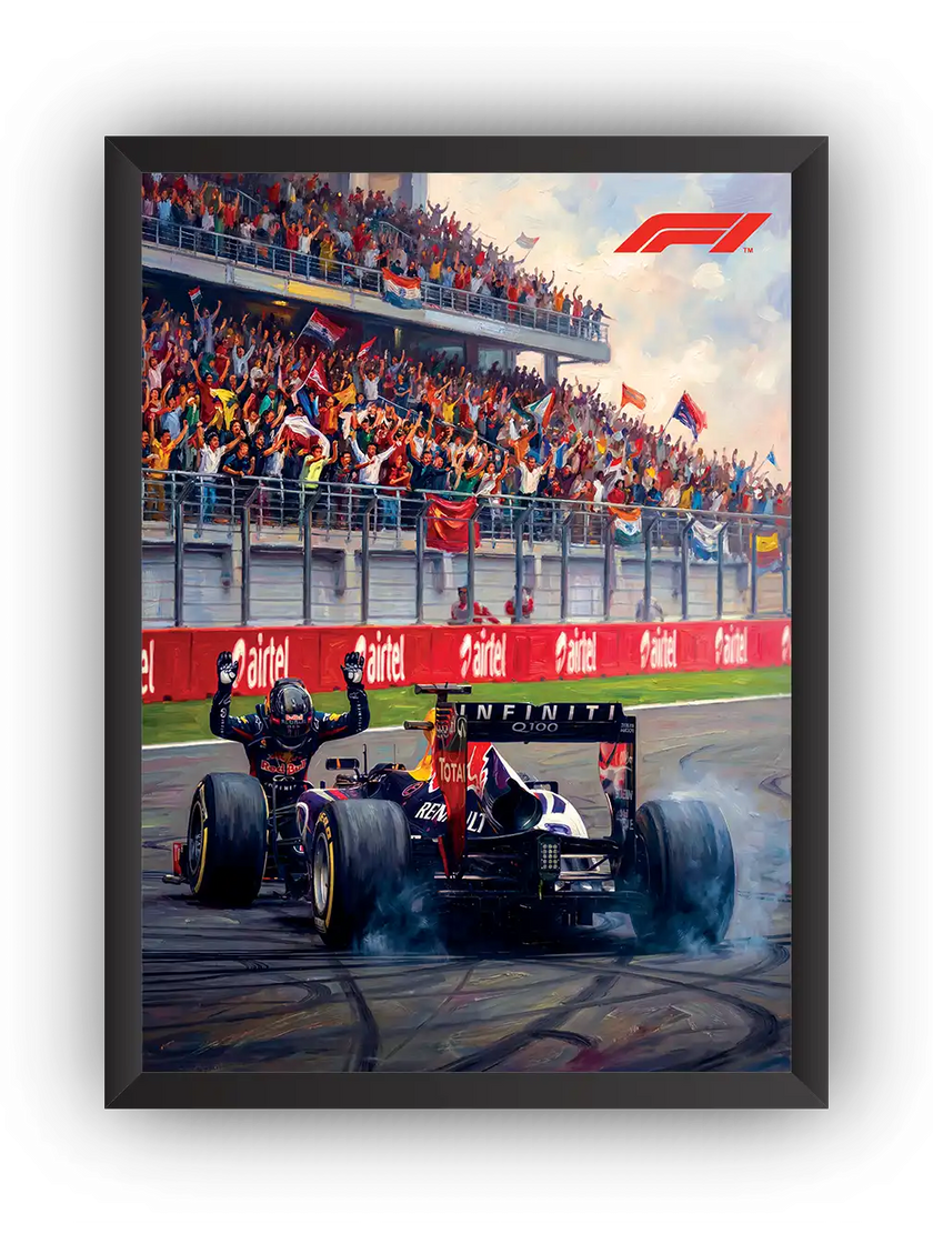 Red Bull F1 Çerçeveli Poster