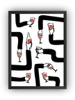 Wine Moments Çerçeveli Poster