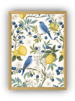 Bluebird Garden Çerçeveli Poster