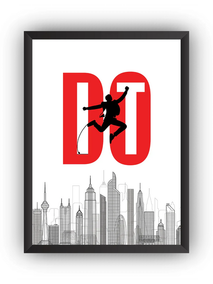 Do It Çerçeveli Poster