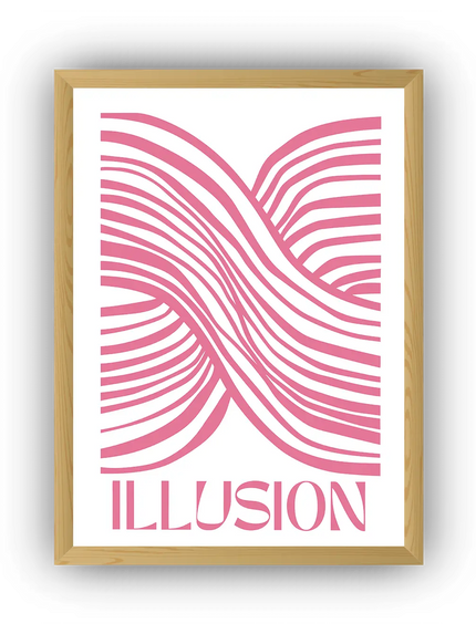 İllusion Çerçeveli Poster