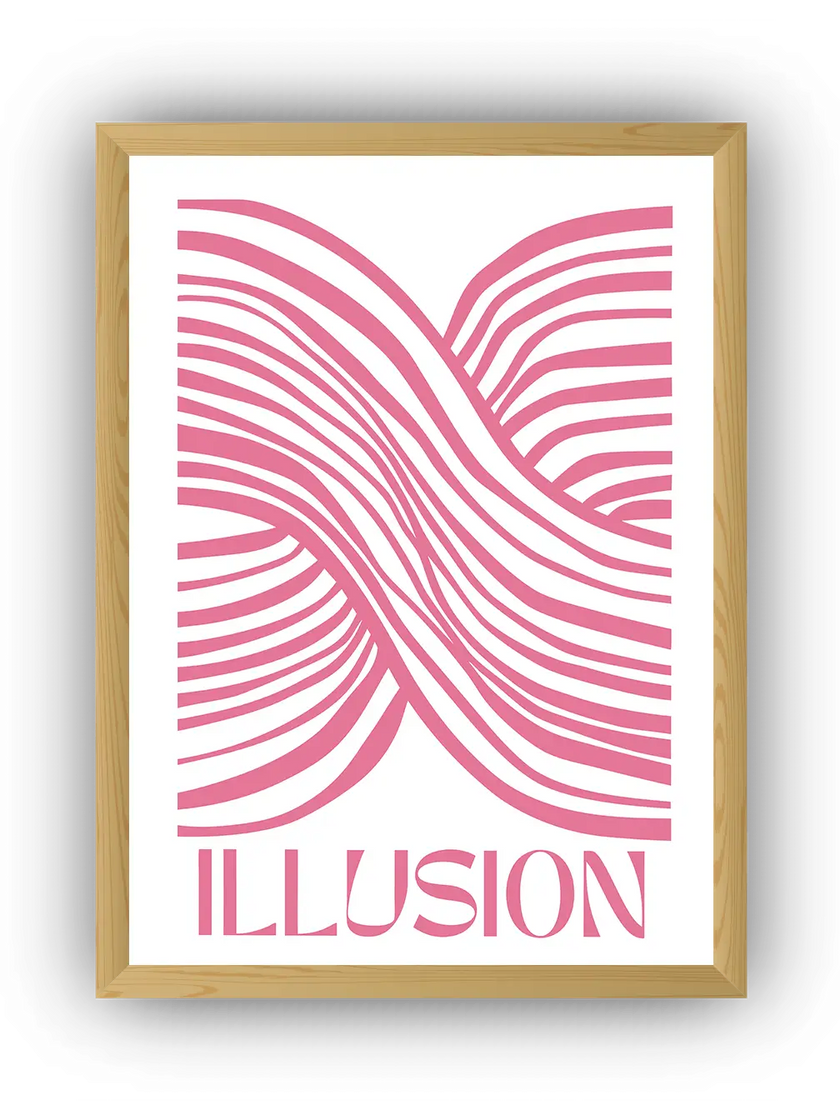 İllusion Çerçeveli Poster