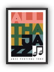 Jazz Festival 1982 Çerçeveli Poster