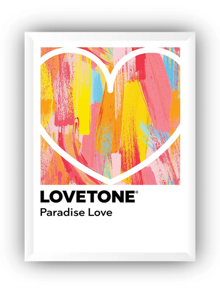 Lovetone Çerçeveli Poster
