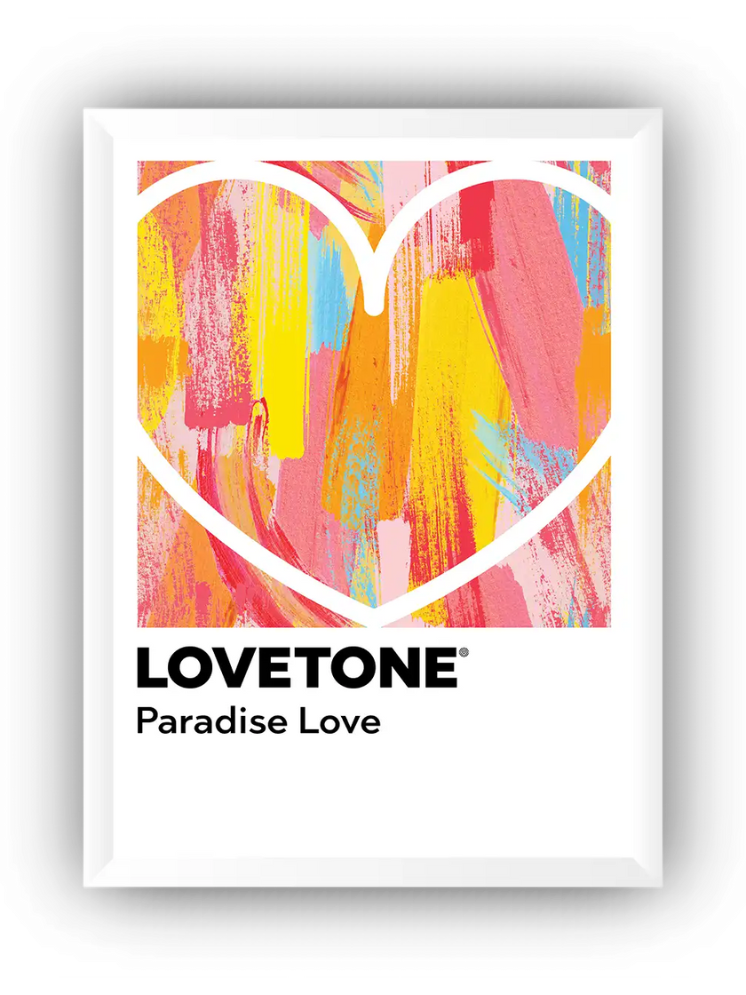 Lovetone Çerçeveli Poster