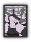 Chess Çerçeveli Poster