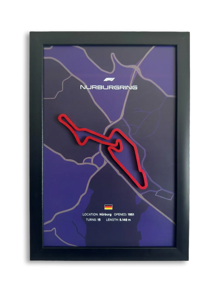 Nürburgring – Formula 1 Pist Duvar Tablosu