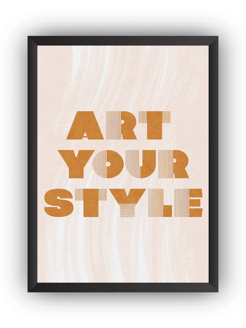 Art Your Style 3'lü Çerçeveli Poster Set