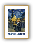 Won Gogh Çerçeveli Poster