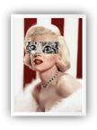 Marilyn Monroe Kedi Göz Çerçeveli Poster