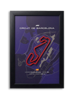 Circuit de Barcelona – Formula 1 Pist Duvar Tablosu