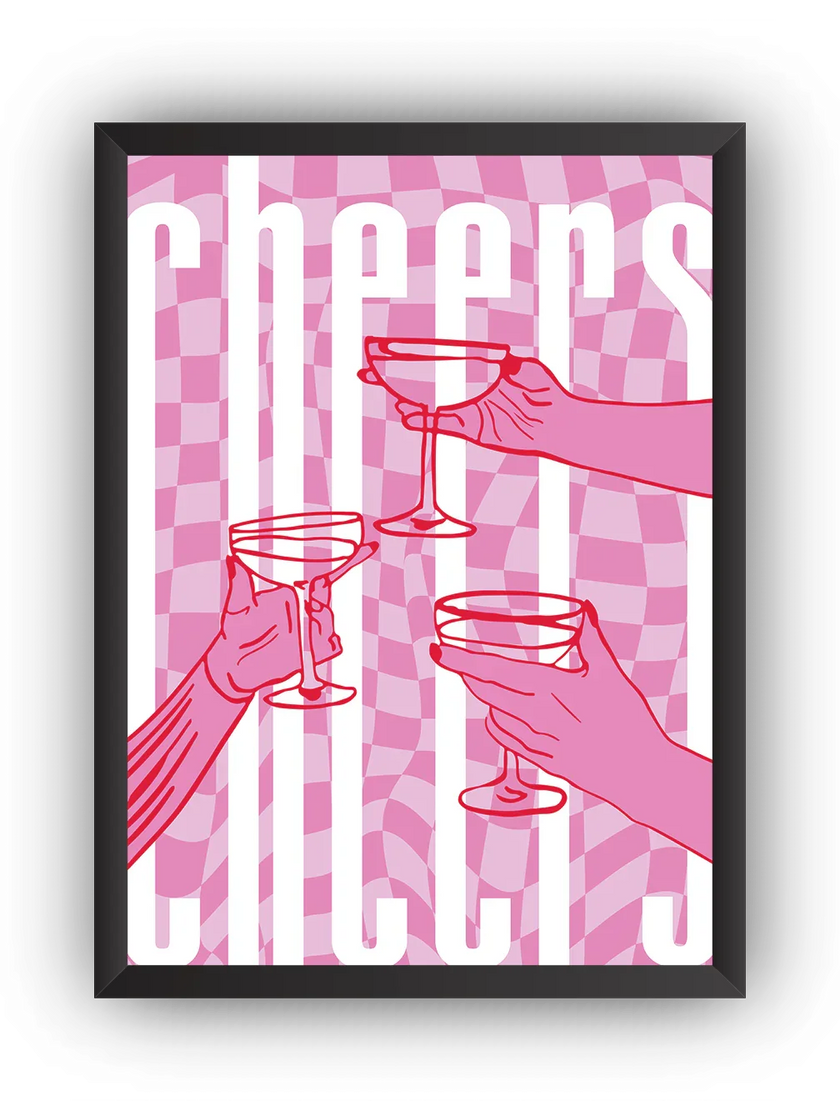 Cheers Çerçeveli Poster