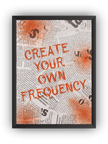 Kendi Frekansını Yarat - Motivasyon Çerçeveli Poster