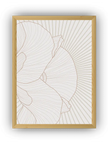 Minimal Blossom Çerçeveli Poster