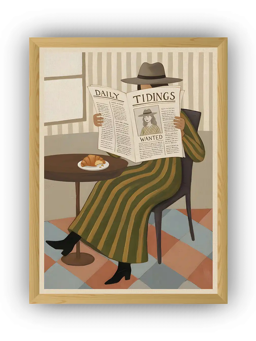 Daily Tidings Çerçeveli Poster