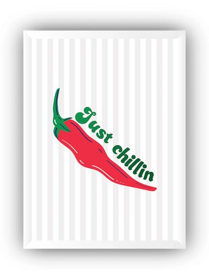 Just Chillin Çerçeveli Poster