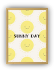 Sunny Day Çocuk Odası Çerçeveli Poster