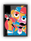 Modern Pop Art Çerçeveli Poster