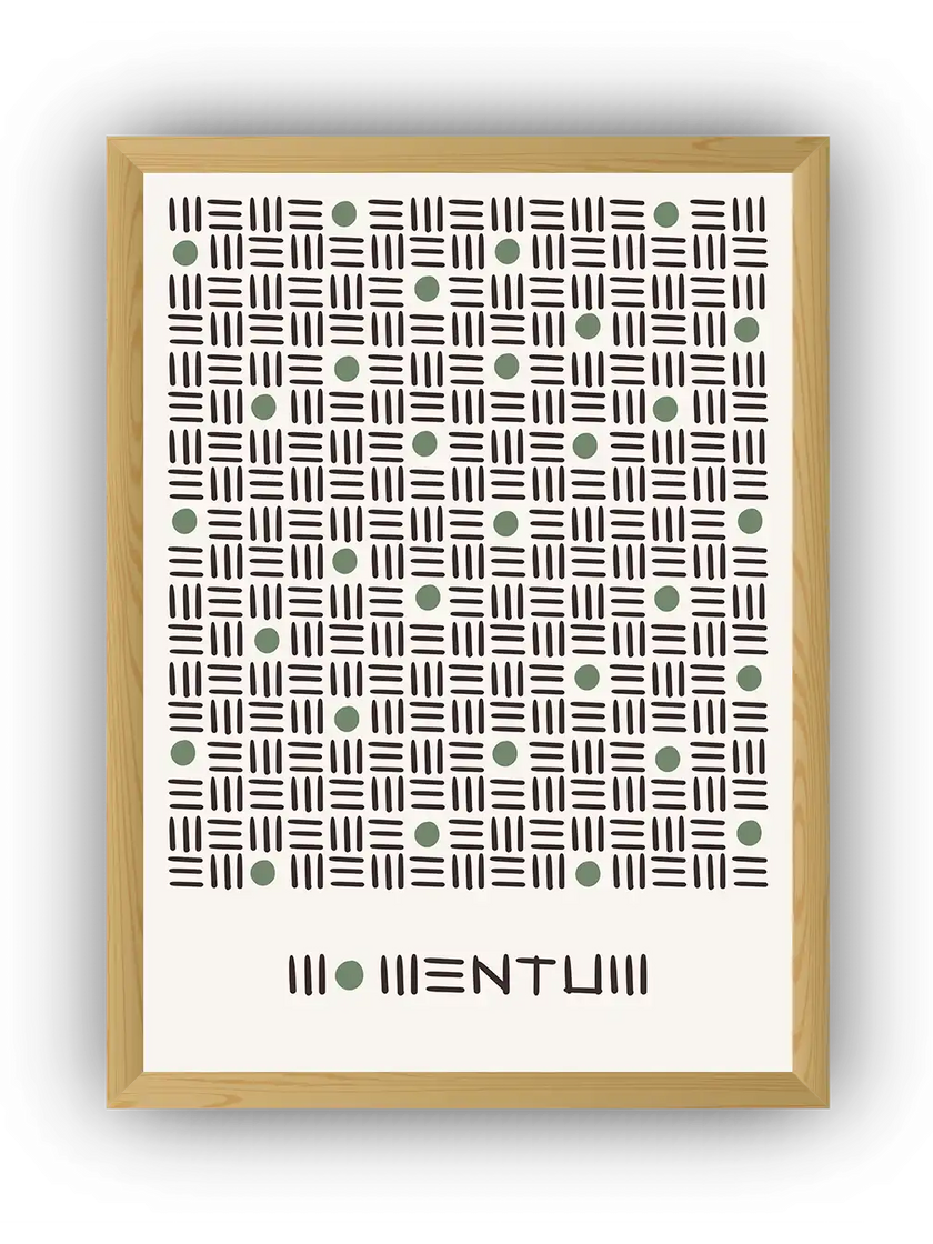 Momentum Çerçeveli Poster