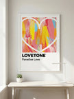 Lovetone Çerçeveli Poster