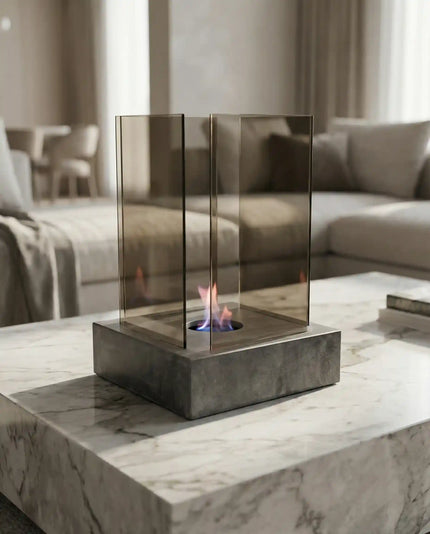 Aeris Masaüstü Mermer Bioethanol Şömine