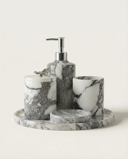 Aurelia Mermer Banyo Aksesuar Seti