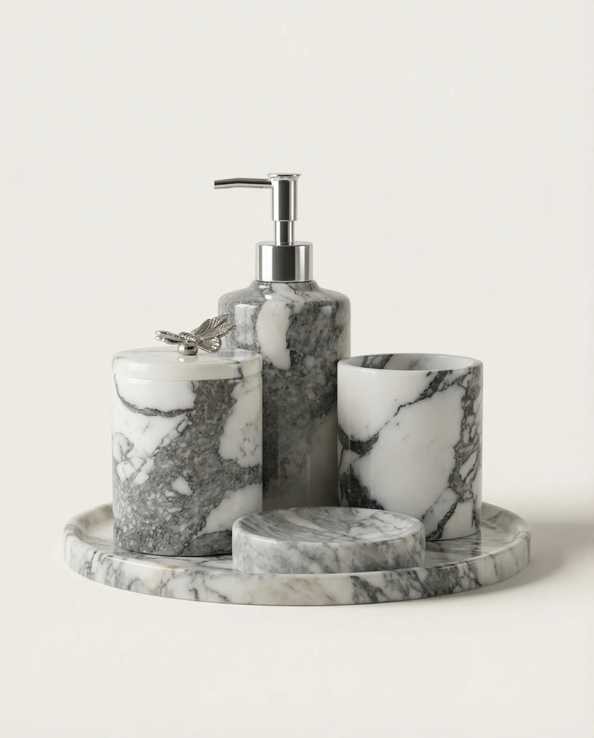 Aurelia Mermer Banyo Aksesuar Seti