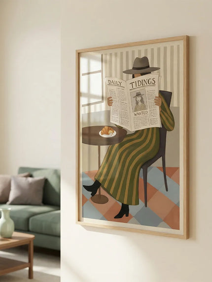 Daily Tidings Çerçeveli Poster