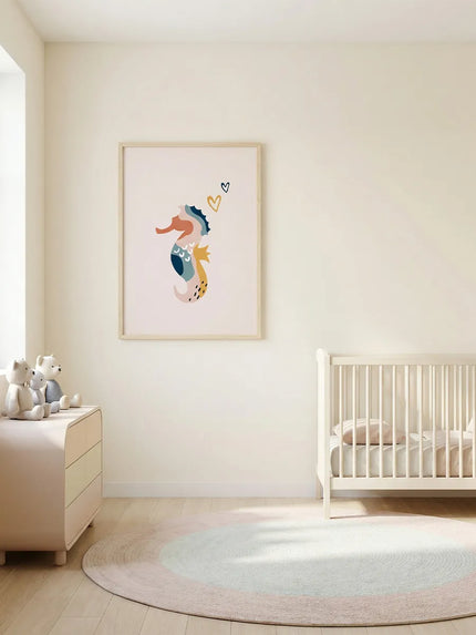 Denizatı Çerçeveli Çocuk Odası Poster