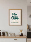 It's Coffee O'Clock Çerçeveli Poster