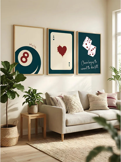 Lucky Games 3’lü Çerçeveli Poster Set