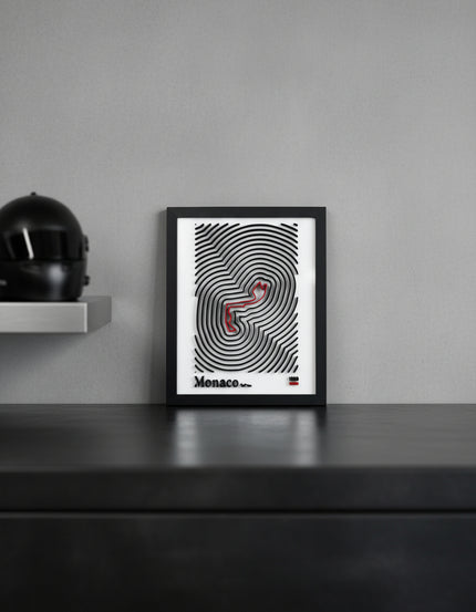 Monaco – Formula 1 Pist Duvar Tablosu