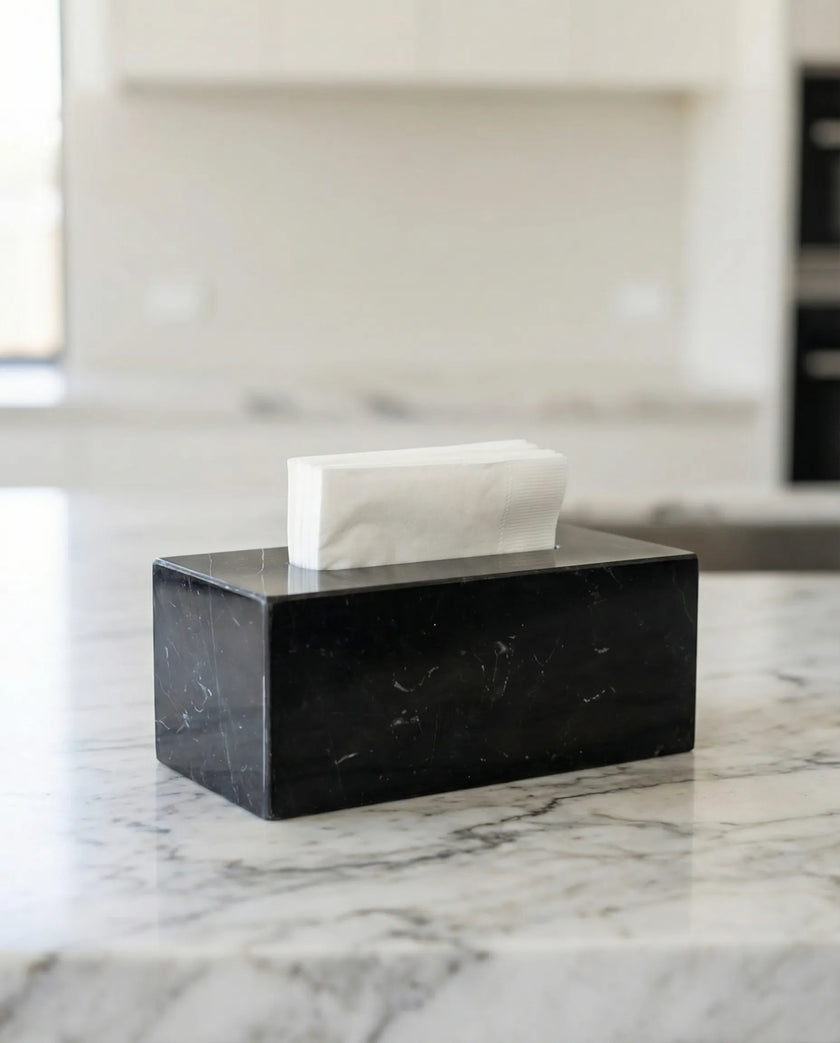 Nox Mermer Dekoratif Peçetelik