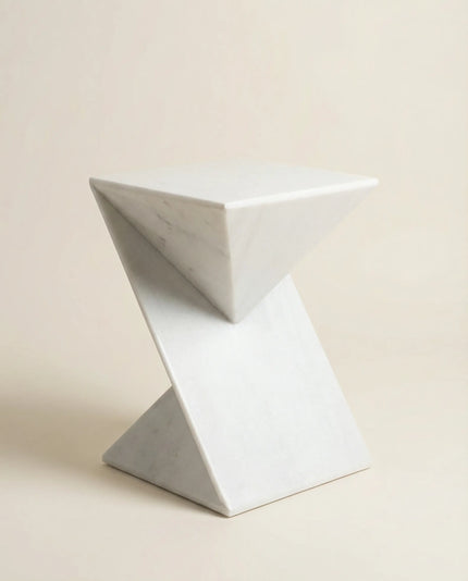 Prisma Mermer Yan Sehpa