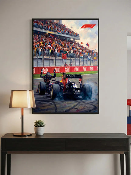 Red Bull F1 Çerçeveli Poster