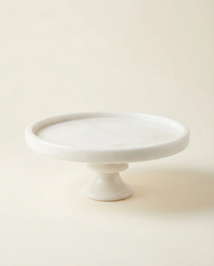 Silva Ayaklı Mermer Sunum Tabağı