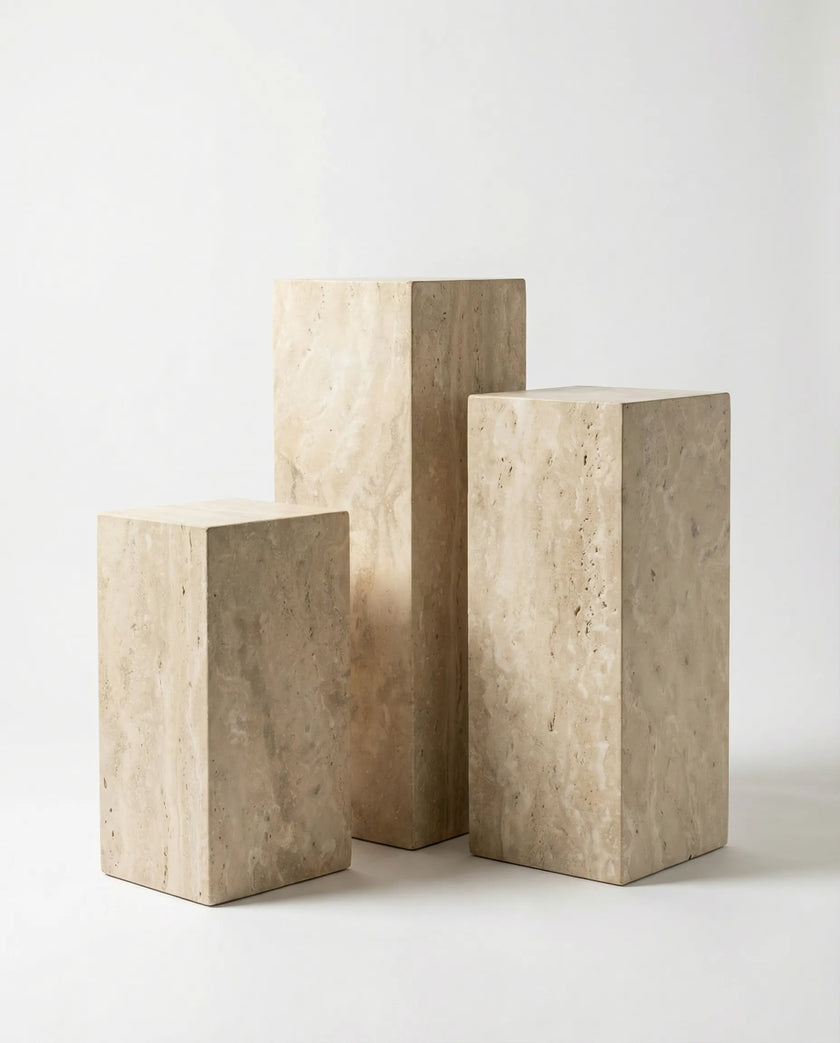 Mono Dekoratif Traverten Sütun