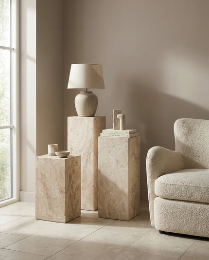 Mono Dekoratif Traverten Sütun