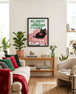 Cat Approval Çerçeveli Poster