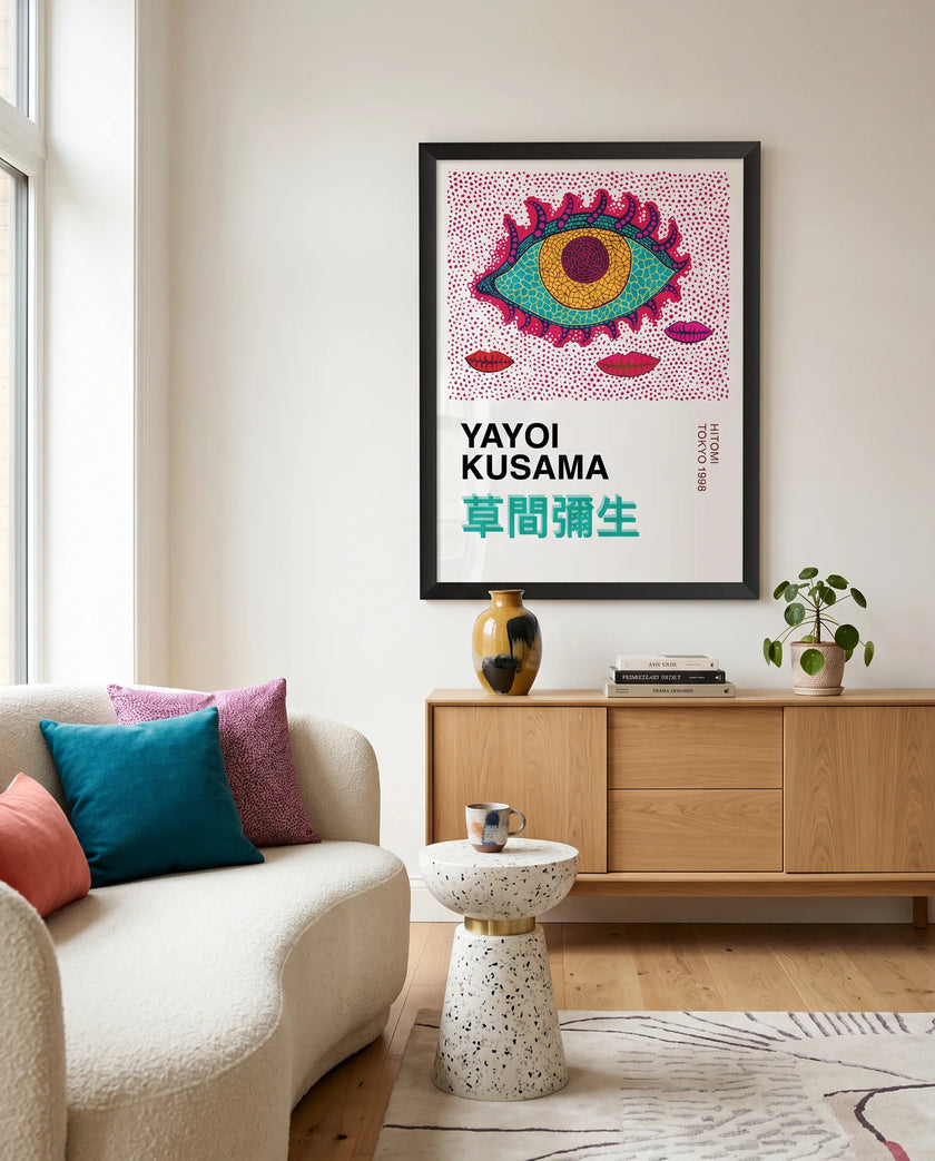 Color Vision Çerçeveli Poster