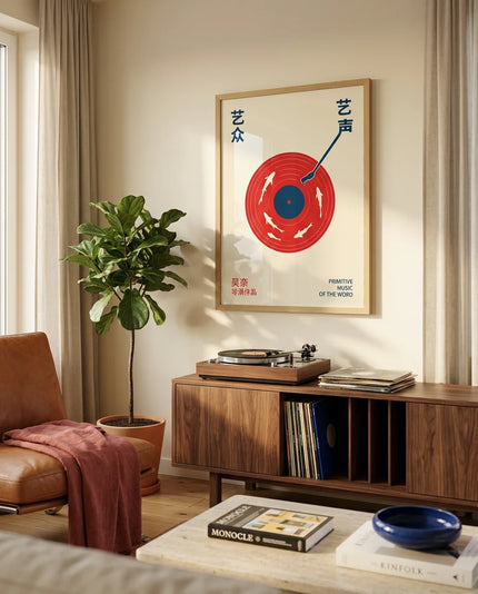 Koi Vinyl Çerçeveli Poster