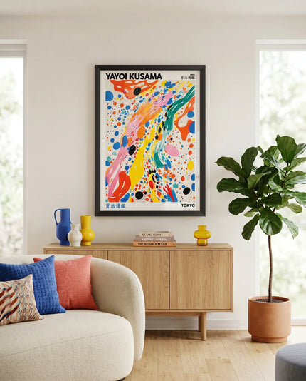 Color Symphony Çerçeveli Poster
