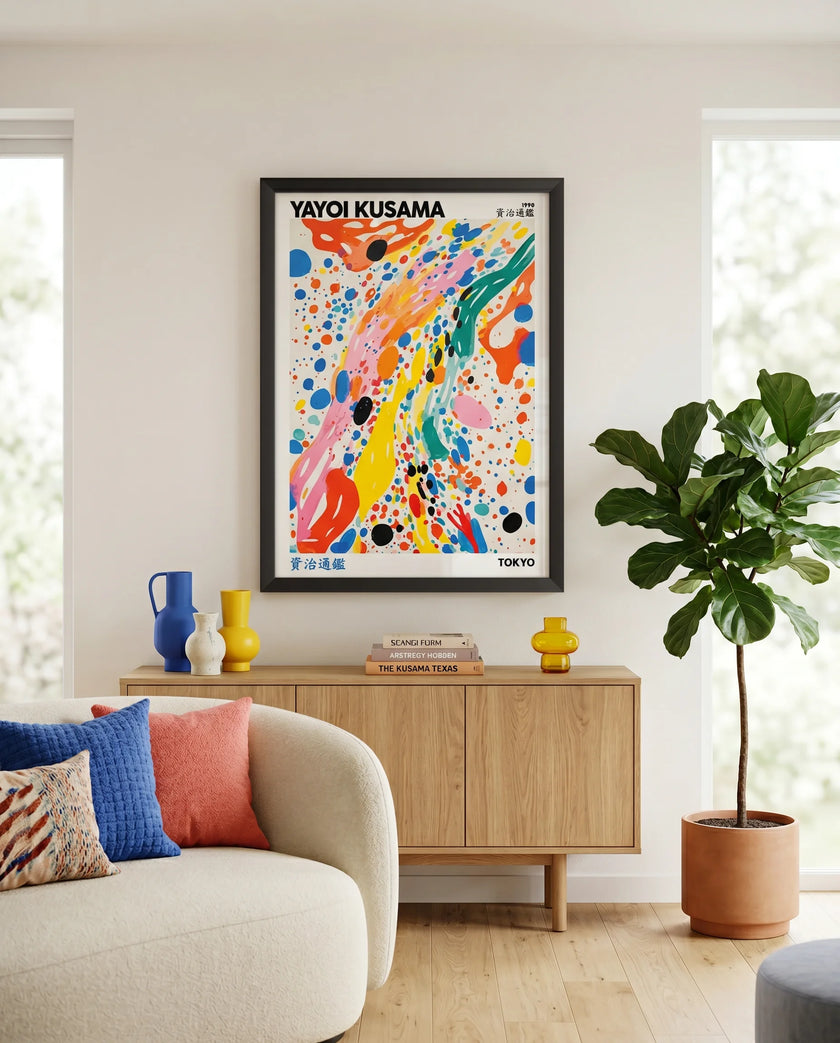 Color Symphony Çerçeveli Poster
