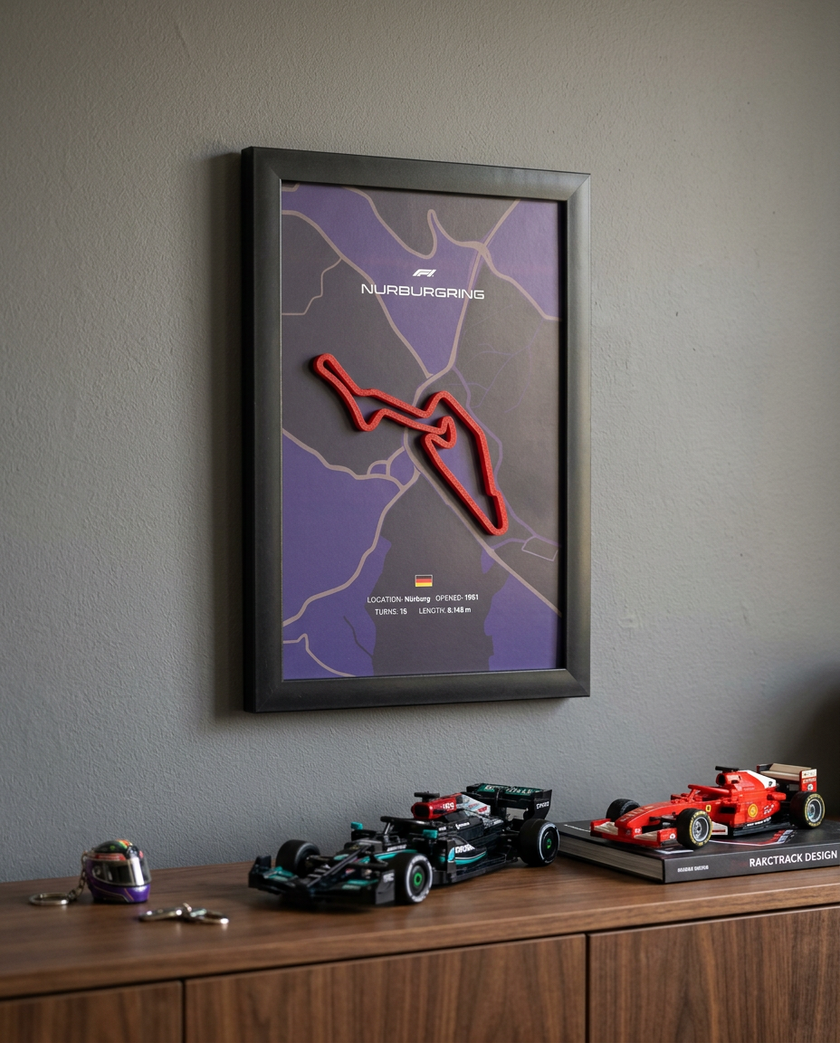 Nürburgring – Formula 1 Pist Duvar Tablosu